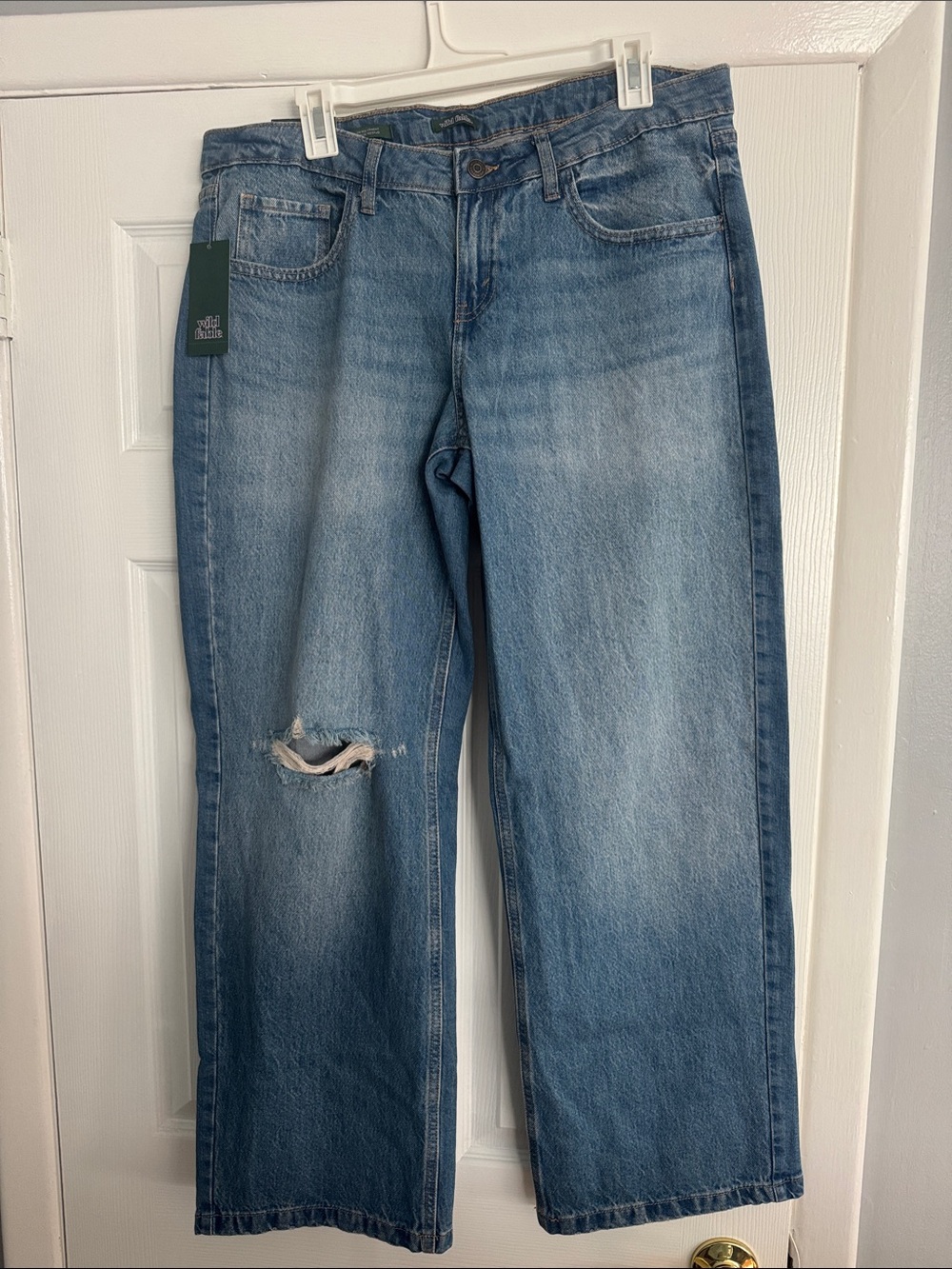 wild fable Light Blue Straight-Leg Women's Jeans